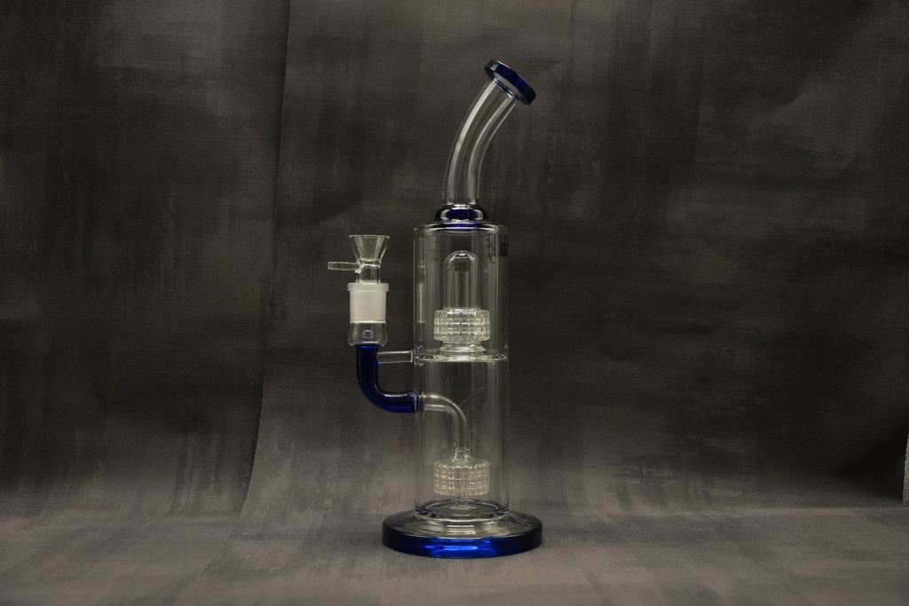 Black Leaf Glasbong 2x Trommelperkolator