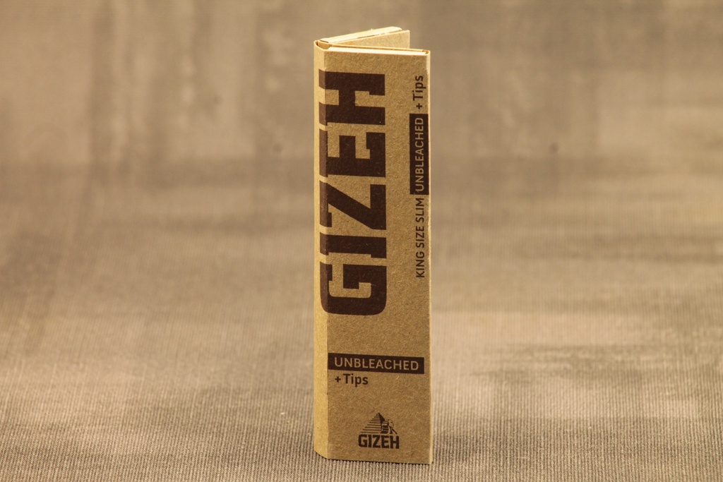 GIZEH Unbleached King Size Slim + Tips