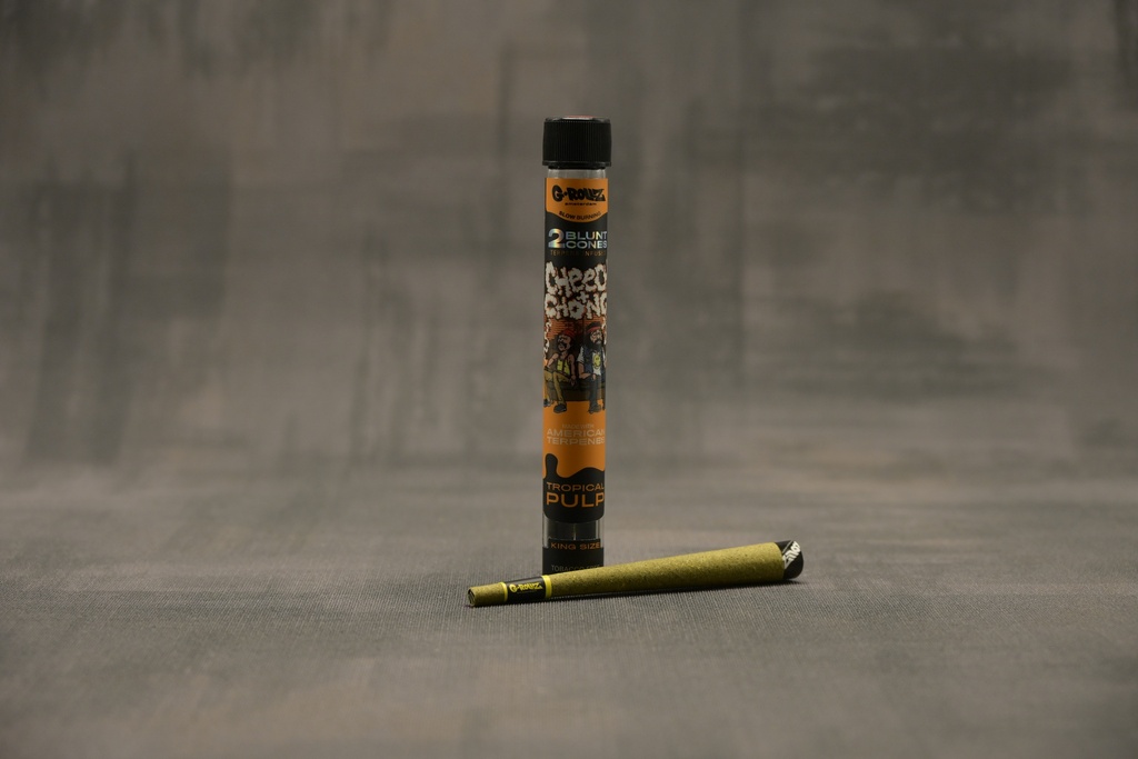 G-Rollz | Cheech & ChongTM 2x Terpene Infused Cones 'Tropical Pulp'