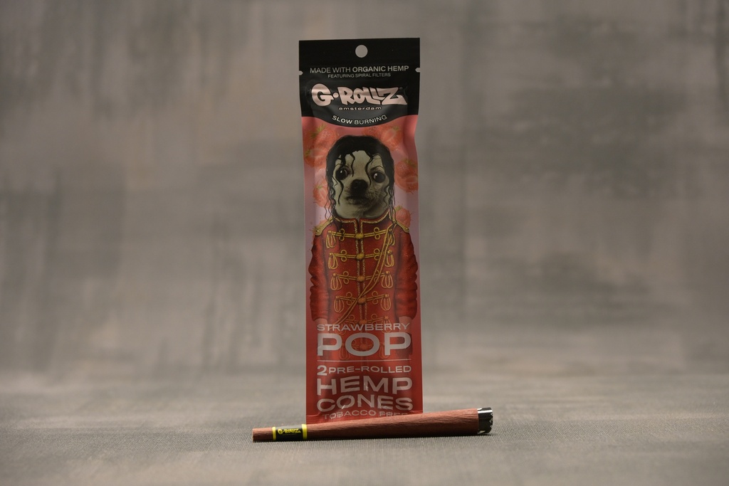 G-Rollz - Pre-Rolled Hemp Cones  - Strawberry PoP