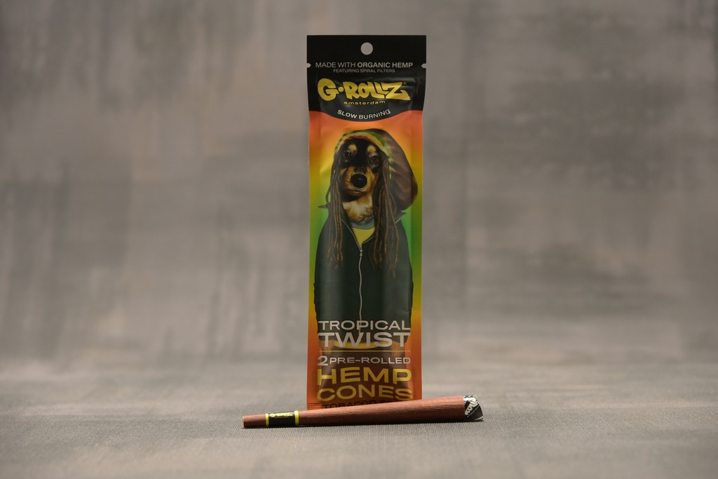 G-Rollz | 2x 'Tropical Twist' Pre-Rolled Hemp Cones