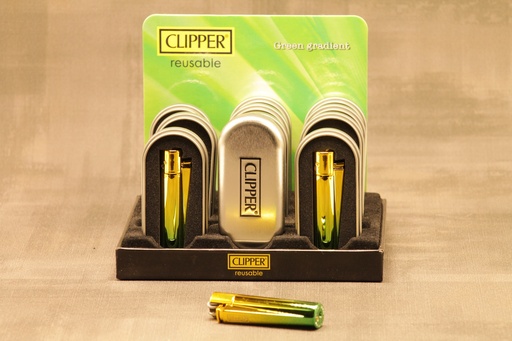 [P0012828] Metall Clipper - Green Gradient