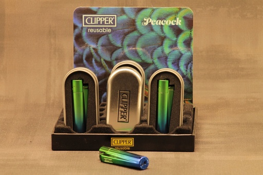 [P0012829] Metall Clipper - Peacock