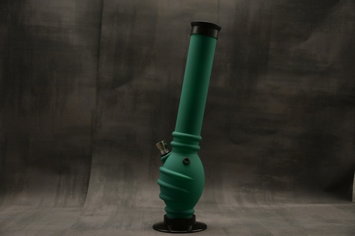 [P0013127] Acrylbong grün H 320mm Ø 70/39mm Steckchillum