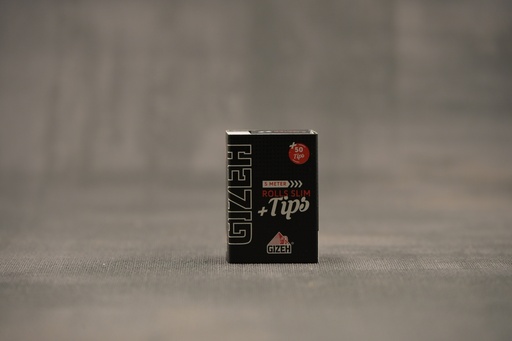 [P0000478] GIZEH BLACK Rolls Slim + Tips