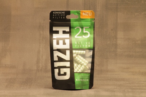 [P0000462] GIZEH konische Active Filter 25er