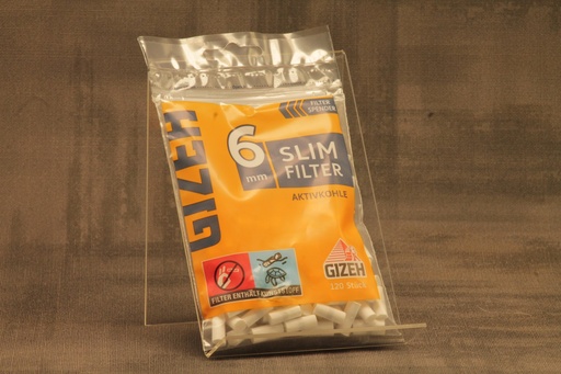 [P0000484] GIZEH Slim Filter Aktivkohle