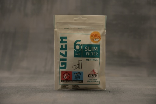 [P0000482] GIZEH Slim Filter Menthol