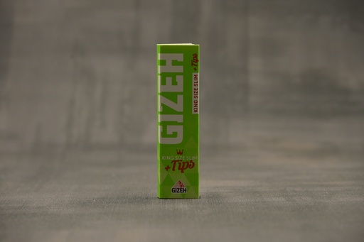 [P0000459] GIZEH SUPER FINE King Size Slim + Tips