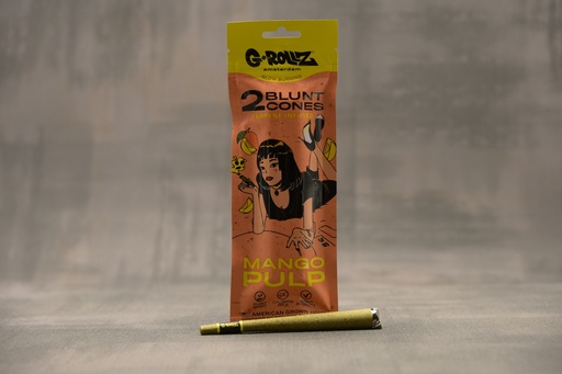 [P0002379] G-Rollz | 2x 'Mango Pulp' Terpene-infused Pre-rolled Hemp Cones