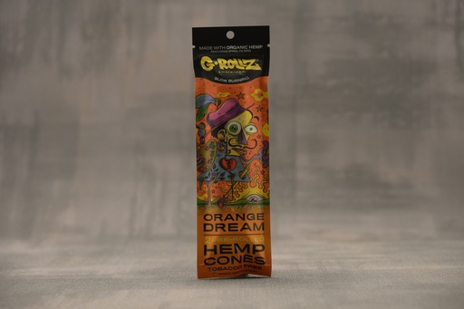 [P0002877] G-Rollz | 2x 'Orange Dream' Pre-Rolled Hemp Cones