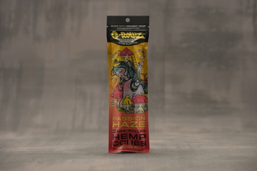 [P0002879] G-Rollz | 2x 'Passion Haze' Pre-Rolled Hemp Cones